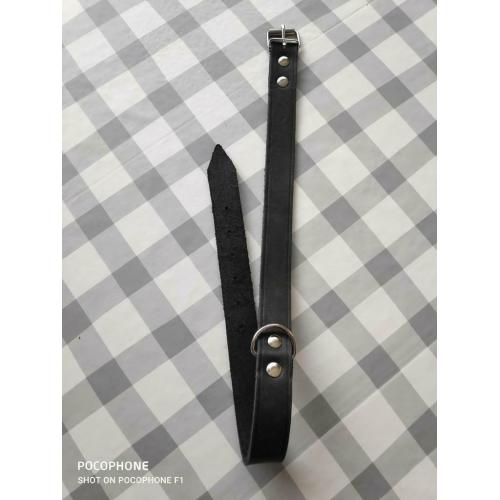 Halsband hond 61 cm nieuw zwart