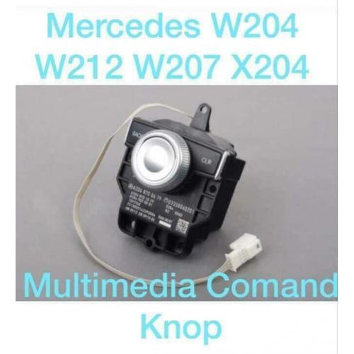 Mercedes radio bedieningsknop draai knop W204 W207 W212 W218