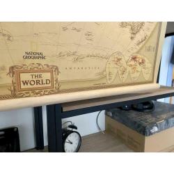 Belle carte du monde / Carte / Affiche scolaire / 80x50 cm