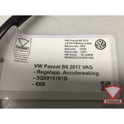 VW Passat B8 2017 VAG Regelapp. Accubewaking 3Q0915181B