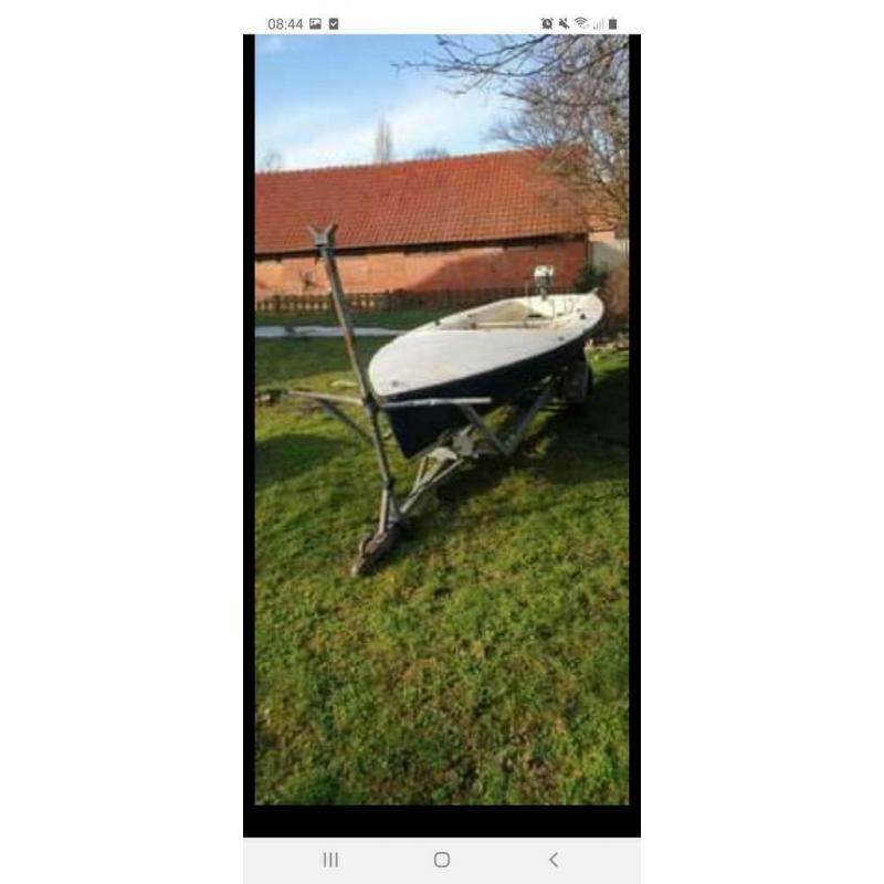 Zeilboot,motorboot+bb motor+trailer