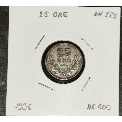 Zweden : 25 Ore 1936 AG. KM 785