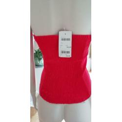 Bustier rood, maat 38-40,nieuw
