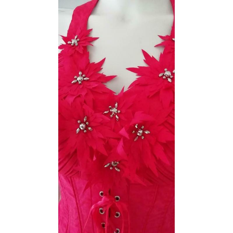 Bustier rood, maat 38-40,nieuw