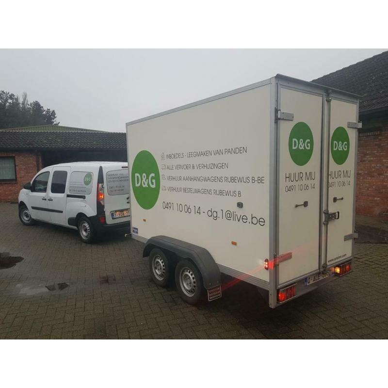 Bestelwagens / personenwagens te huur