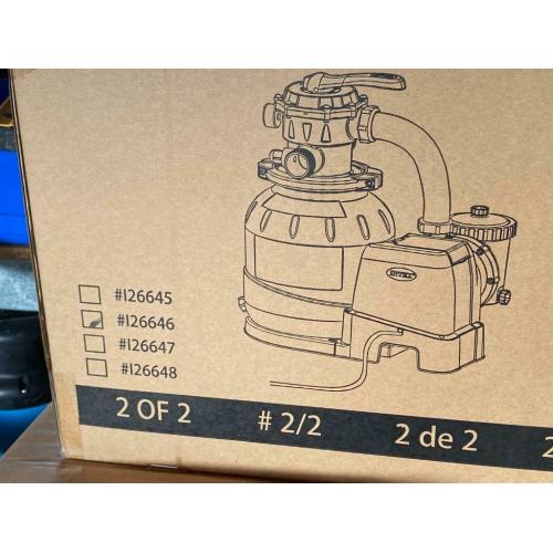 Filtre à sable intex pour piscine 6 m »/h