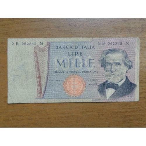 Bankbiljet Italië - 1000 Lire (1969)