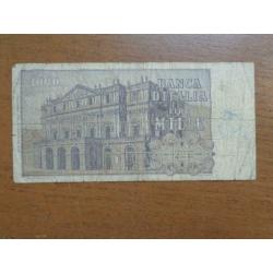 Bankbiljet Italië - 1000 Lire (1969)