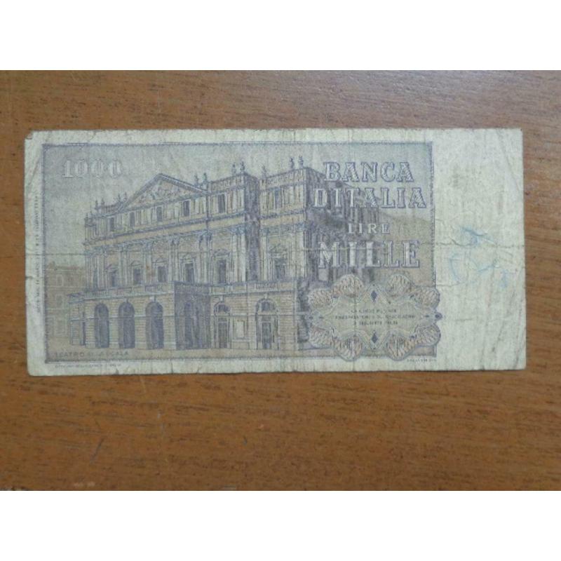 Bankbiljet Italië - 1000 Lire (1969)