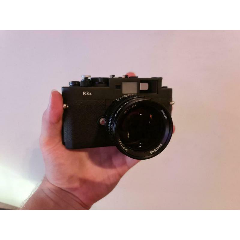 Voigtlander Bessa R3A + 7artisans 50mm f1.1 * neuf dans la b