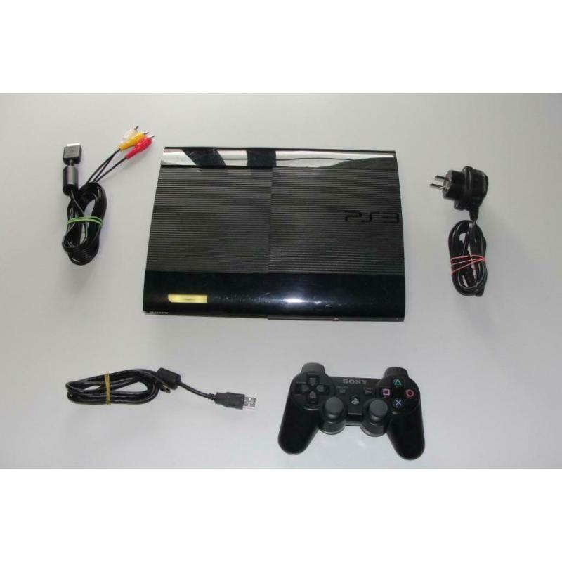 Console Super / Ultra Slim 12 Go + Mann.Dualshock 3 sixaxis