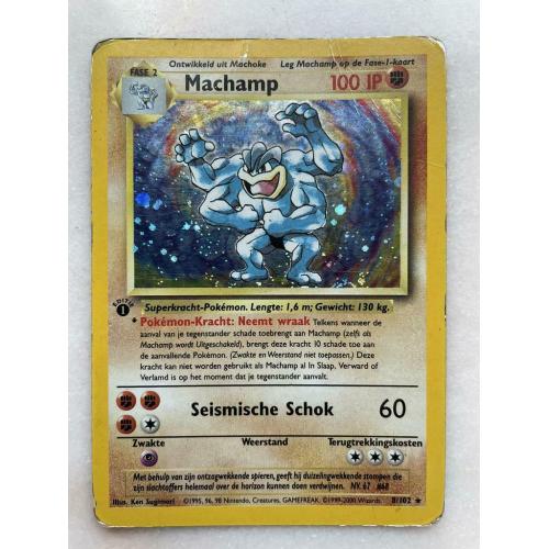 1st Edition HOLO Machamp